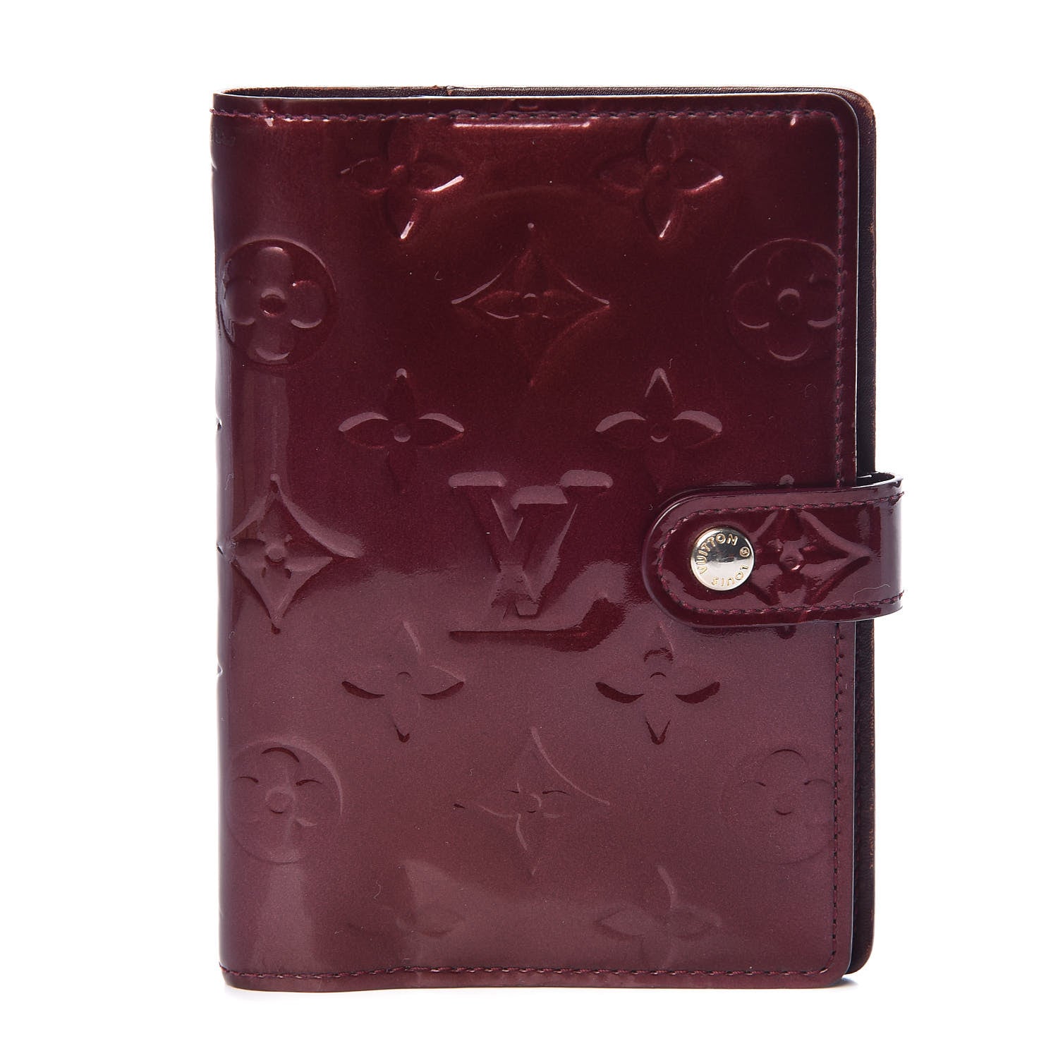Louis Vuitton Vernis Small Ring Agenda Cover Rouge Fauviste 1 of 7