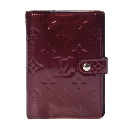 Louis Vuitton Vernis Small Ring Agenda Cover Rouge Fauviste 1 of 7