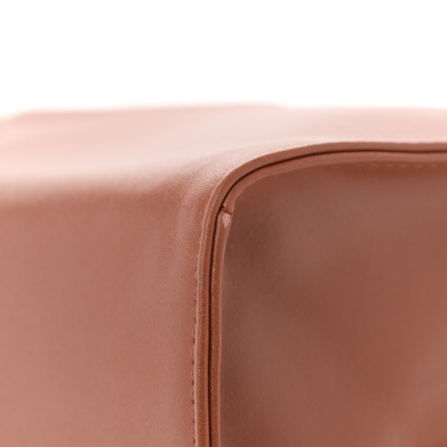 Vegan Leather Medium Shopping Bag Tan