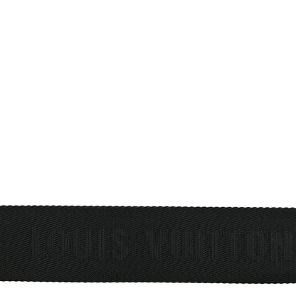 Louis Vuitton Jacquard Canvas Keepall Bandouliere Adjustable Shoulder Strap Black Black 4 of 5