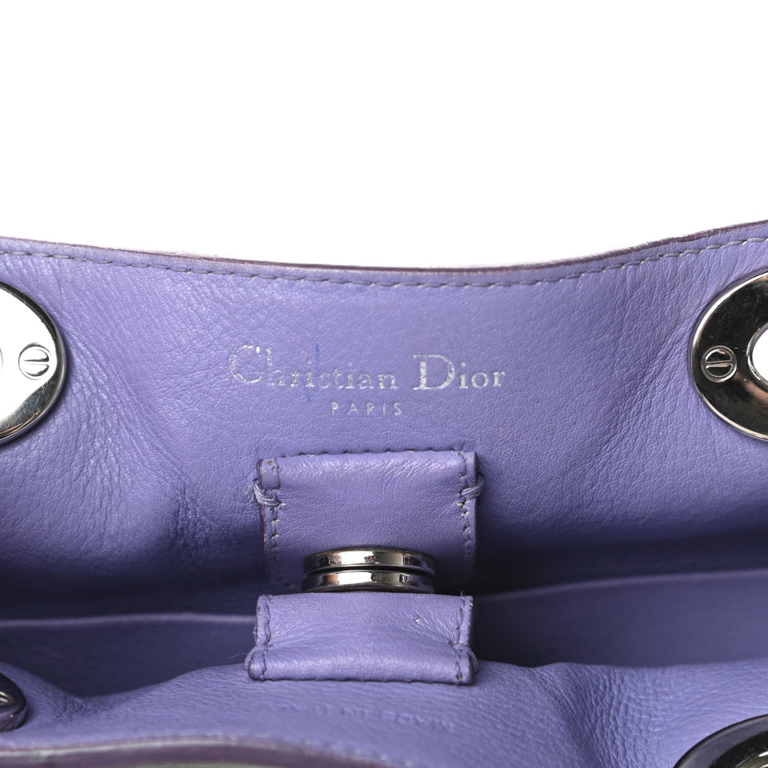 Christian Dior Smooth Calfskin Large Diorissimo Tote White 7 of 14
