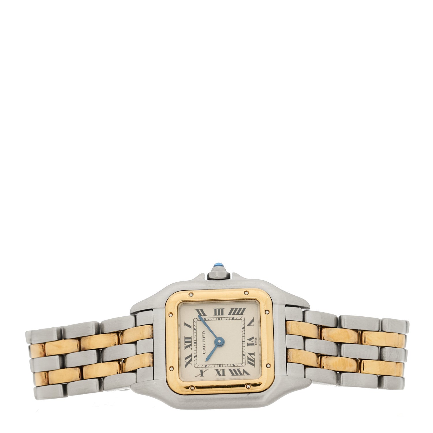 Cartier Stainless Steel 18K Yellow Gold 22mm Panthere Quartz Watch 2 of 4
