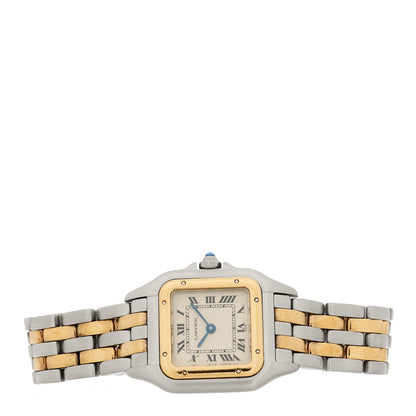 Cartier Stainless Steel 18K Yellow Gold 22mm Panthere Quartz Watch 2 of 4