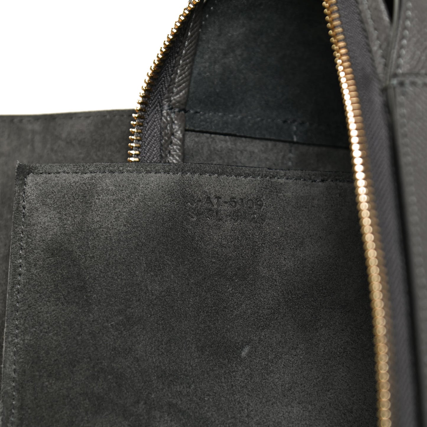 Grained Calfskin Mini Belt Bag Grey