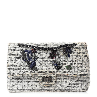 Chanel Tweed Garden Party 2.55 Reissue 225 Flap White Multicolor 1 of 22