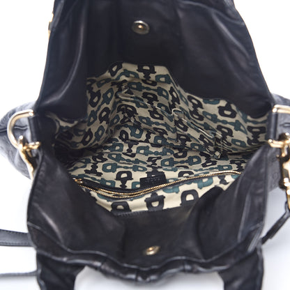 Gucci Guccissima Medium Hysteria Top Handle Bag Black 5 of 16