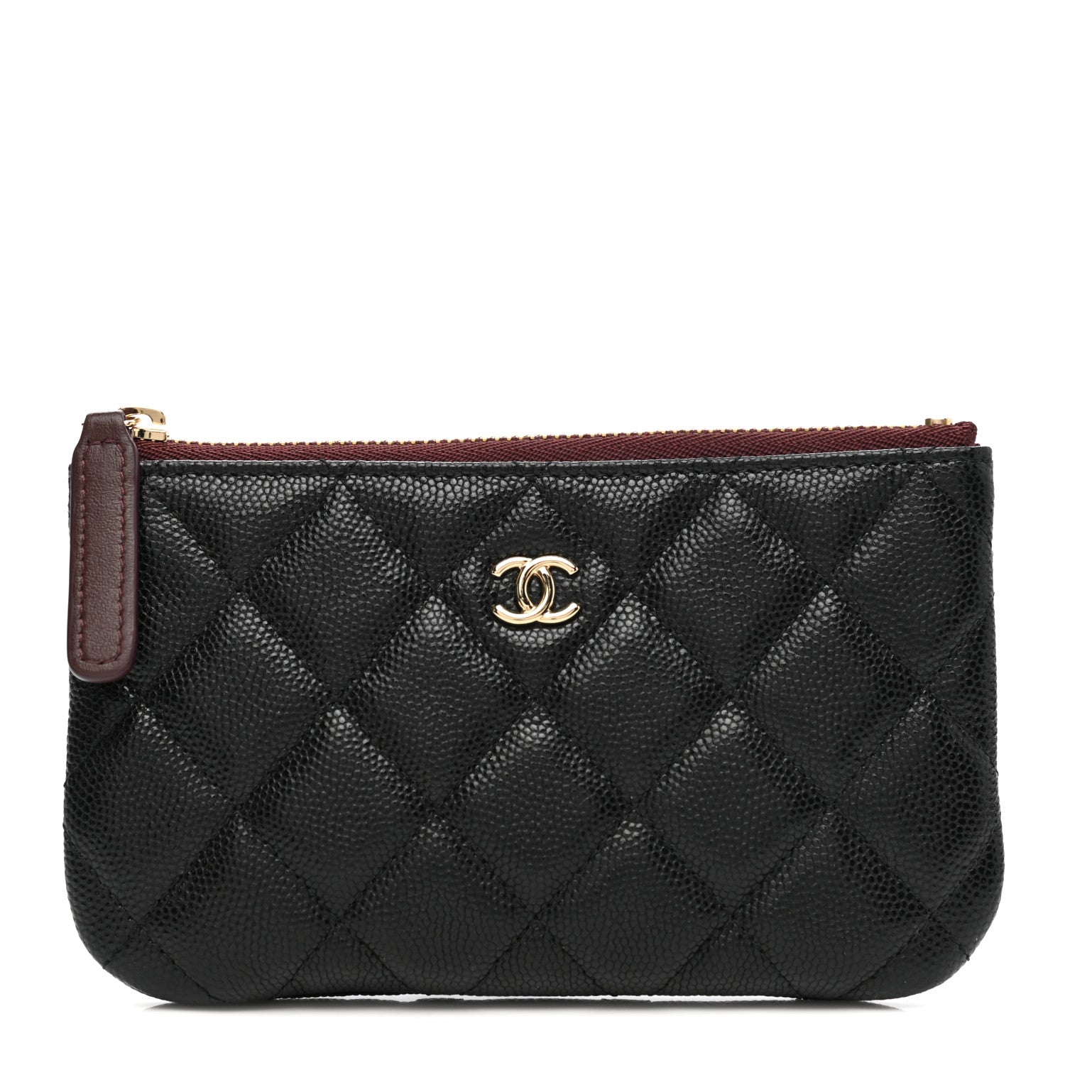Chanel Caviar Quilted Small Cosmetic Case Black 1 of 9