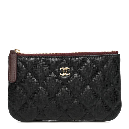 Chanel Caviar Quilted Small Cosmetic Case Black 1 of 9