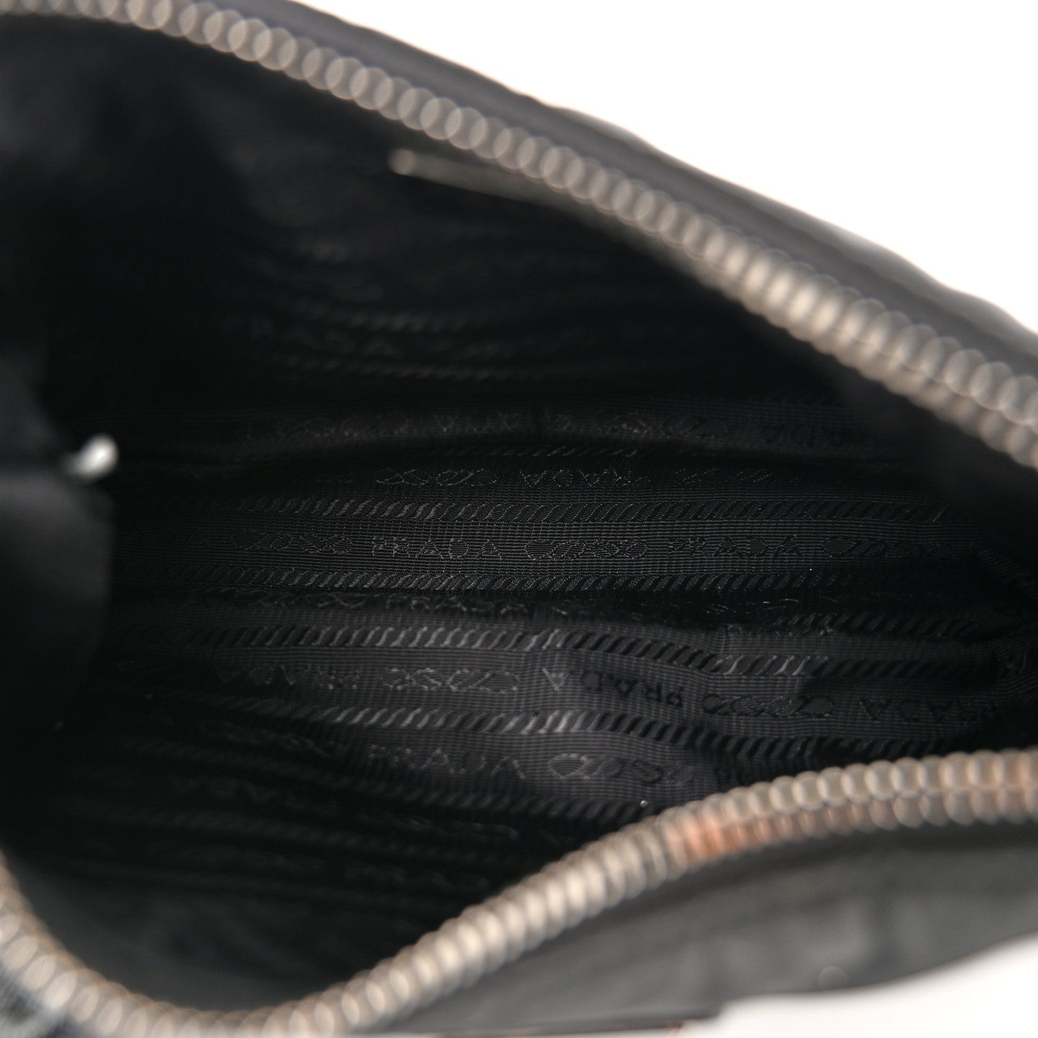 Prada Tessuto Nylon Saffiano Mini Re-Edition 2005 Bag Black 5 of 13