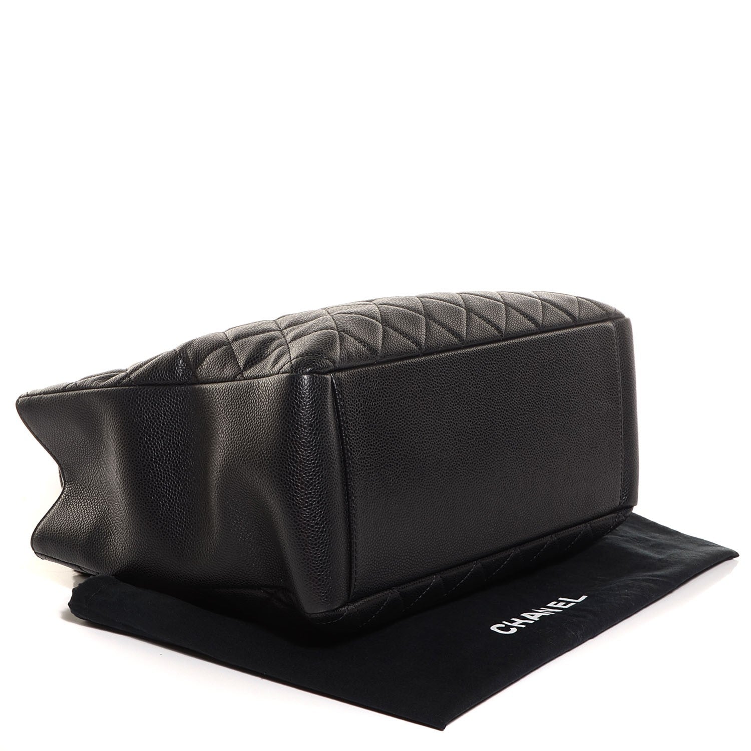 Chanel Caviar Quilted Grand Shopping Tote GST Black 4 of 7