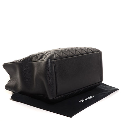 Chanel Caviar Quilted Grand Shopping Tote GST Black 4 of 7