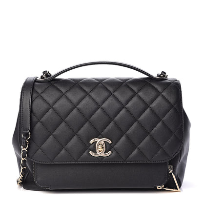 Chanel Caviar Quilted Large Business Affinity Flap Black 1 of 11
