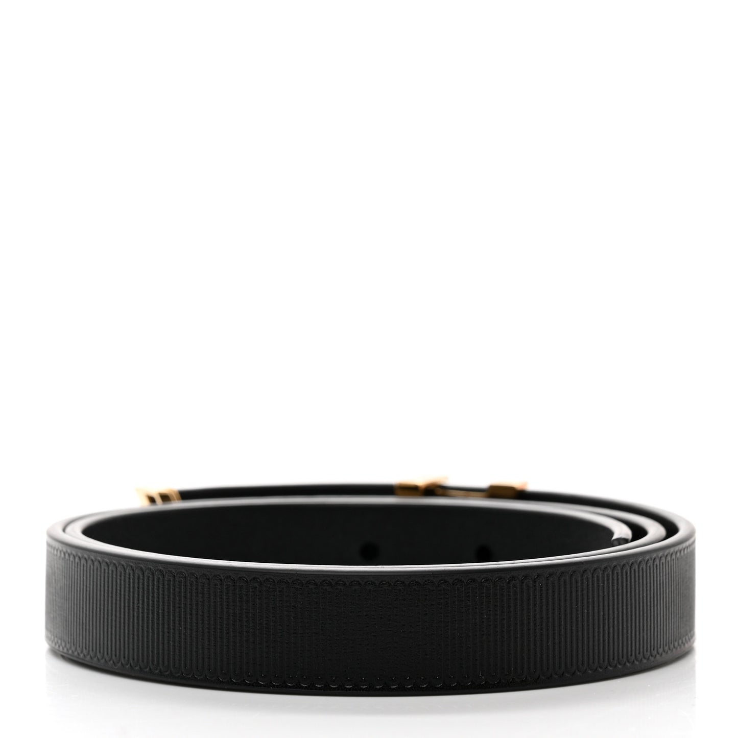 Calfskin Embossed 20MM LV Initiales Belt 70 28 Black