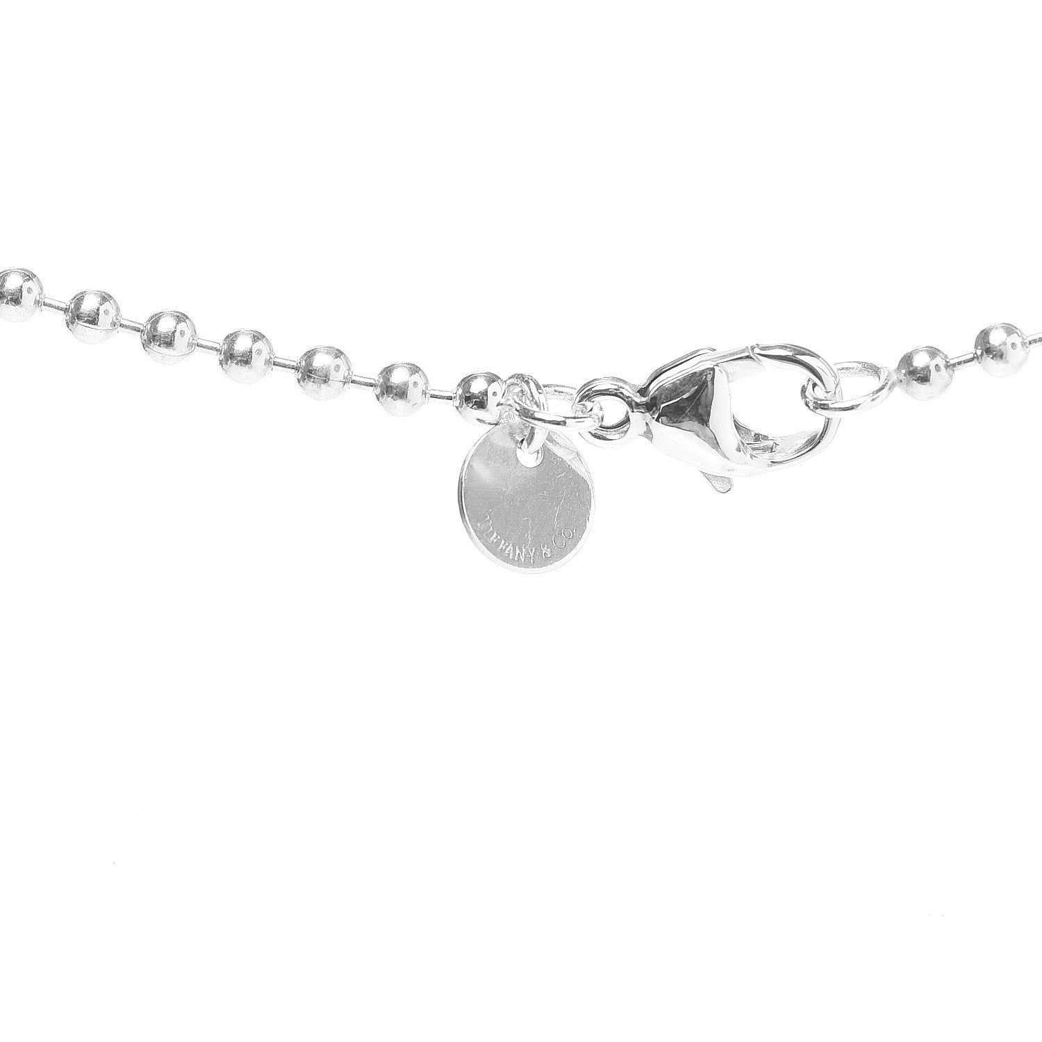 Tiffany Sterling Silver Long Return to Tiffany Heart Pendant Necklace 5 of 5