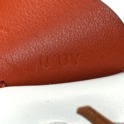 Hermes Milo Lambskin Grigri Rodeo Pegase Horse Bag Charm PM Bleu Brume Chai Cornaline 4 of 5