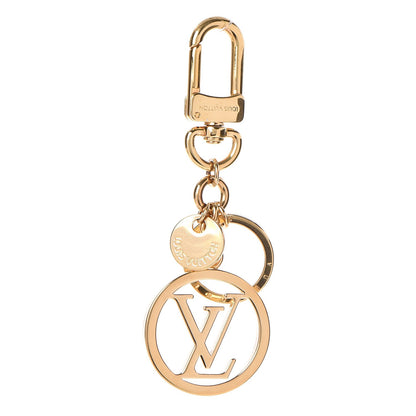 Louis Vuitton LV Facettes Bag Charm Key Holder Gold 1 of 4