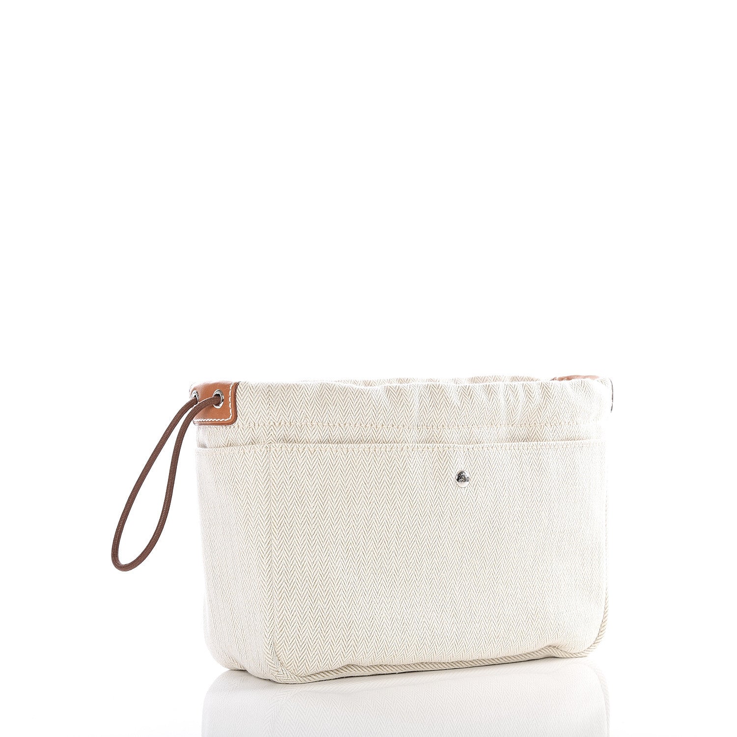 Hermes Canvas Barenia Fourbi 20 PM Pouch Naturel Fauve 2 of 10