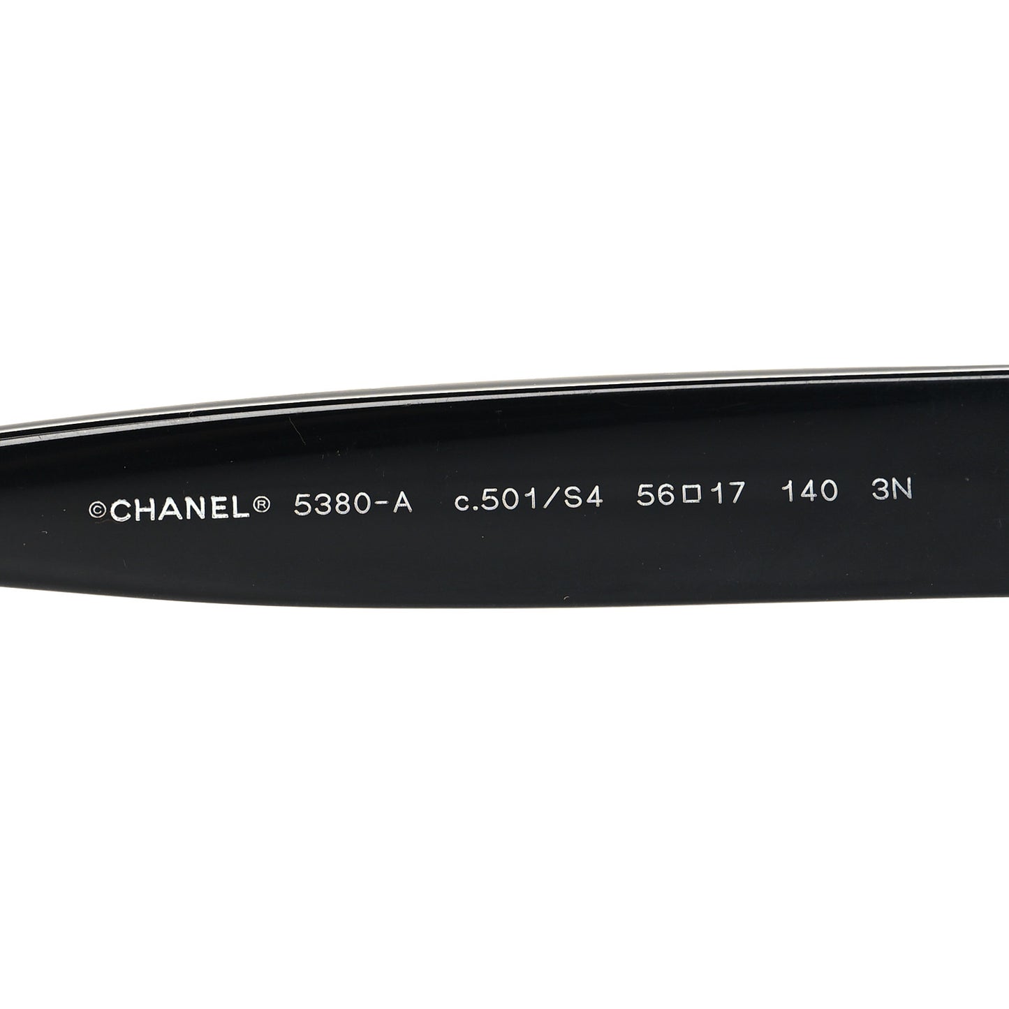 Acetate Polarized Square CC Sunglasses 5380 Black