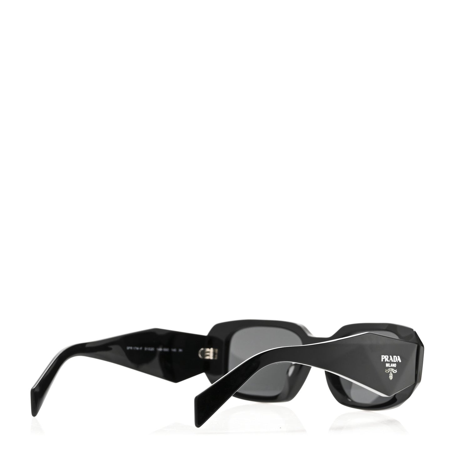 Acetate Symbole Sunglasses SPR 17W Black