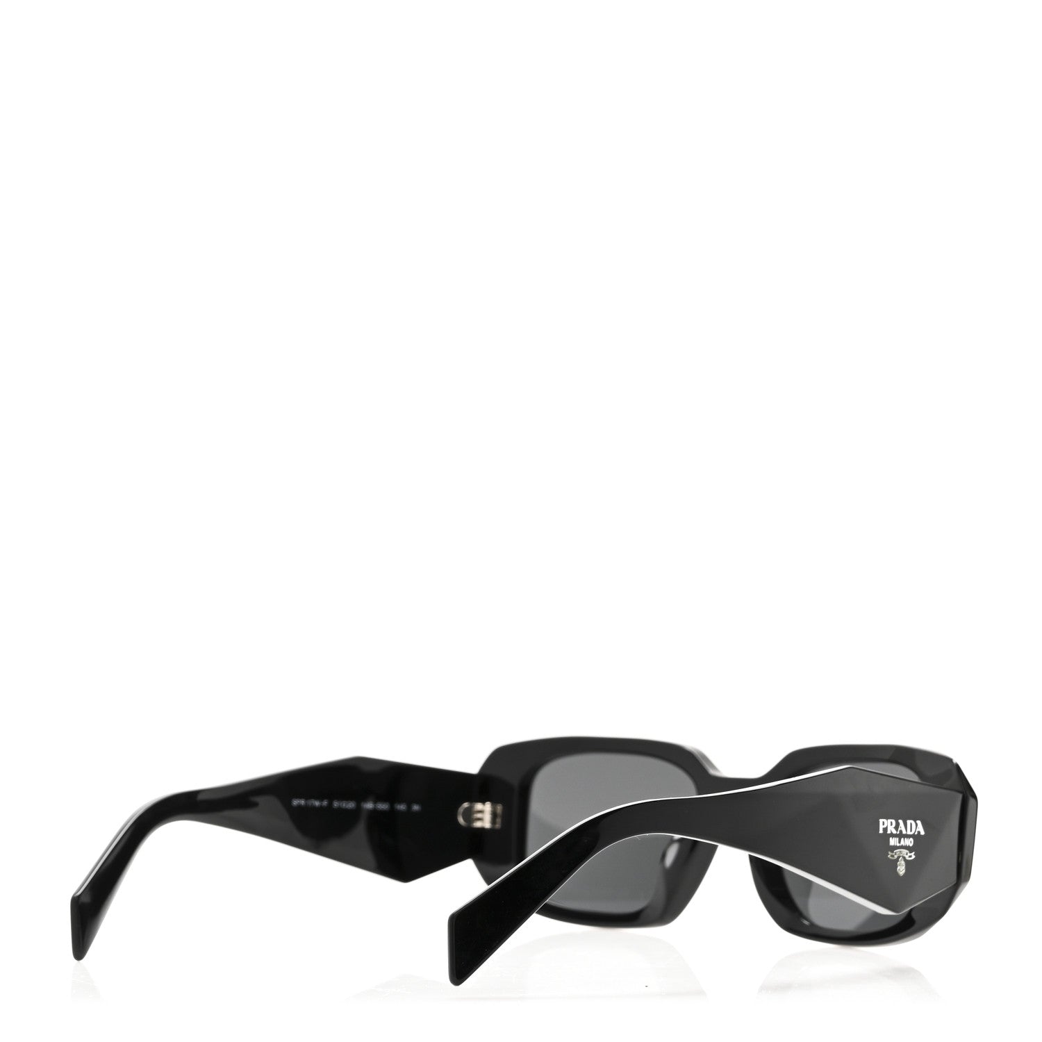 Prada Acetate Symbole Sunglasses SPR 17W Black 4 of 6