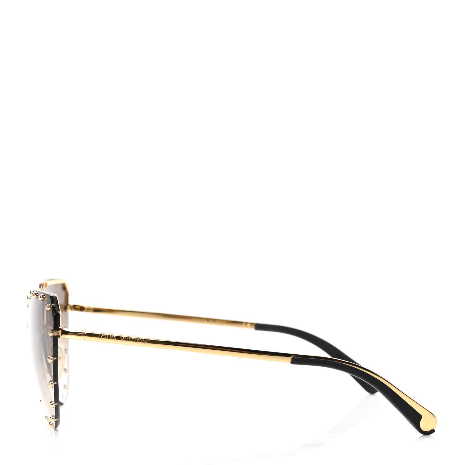 Louis Vuitton The Party Aviator Sunglasses Z0995E Brown 3 of 4
