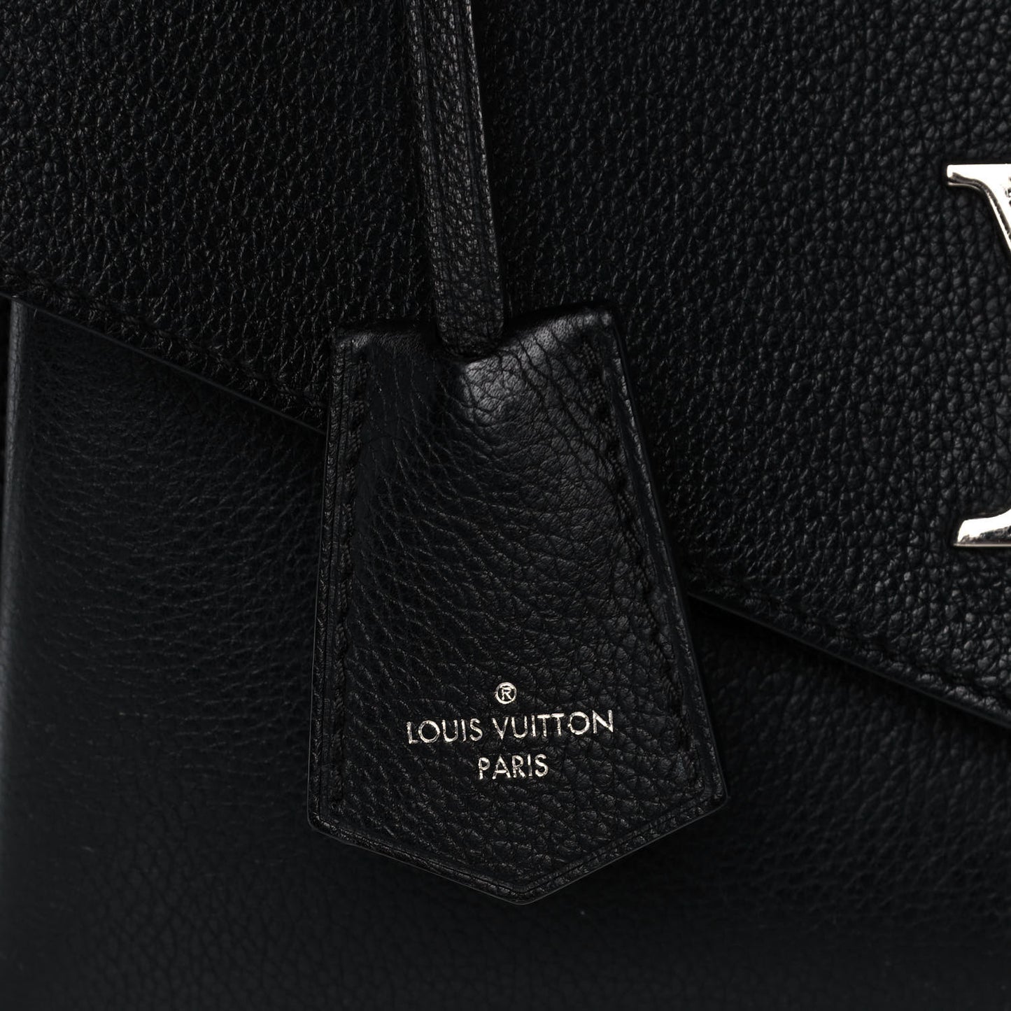 Soft Calfskin My Lockme Top Handle Black