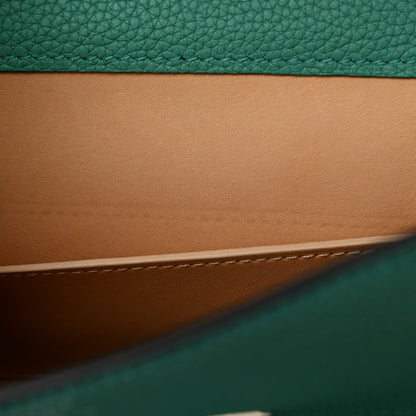 Moynat Taurillon Blush Calfskin Gabby BB Turquoise 11 of 12