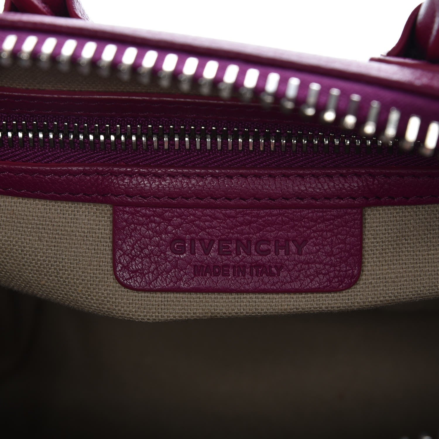 Givenchy Sugar Goatskin Mini Antigona Magenta 7 of 8