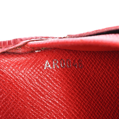 Louis Vuitton Epi Porte Tresor International Wallet Rouge 7 of 15