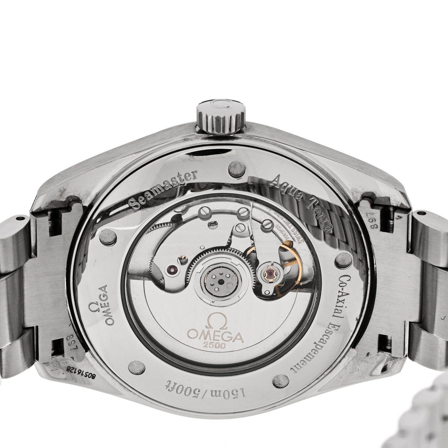 Stainless Steel 42.2mm Seamaster Aqua Terra 150M Co-Axial Automatic Watch White 2502.33.00