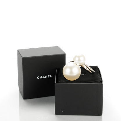 Chanel Double Pearl Cuff Gold 6 of 6