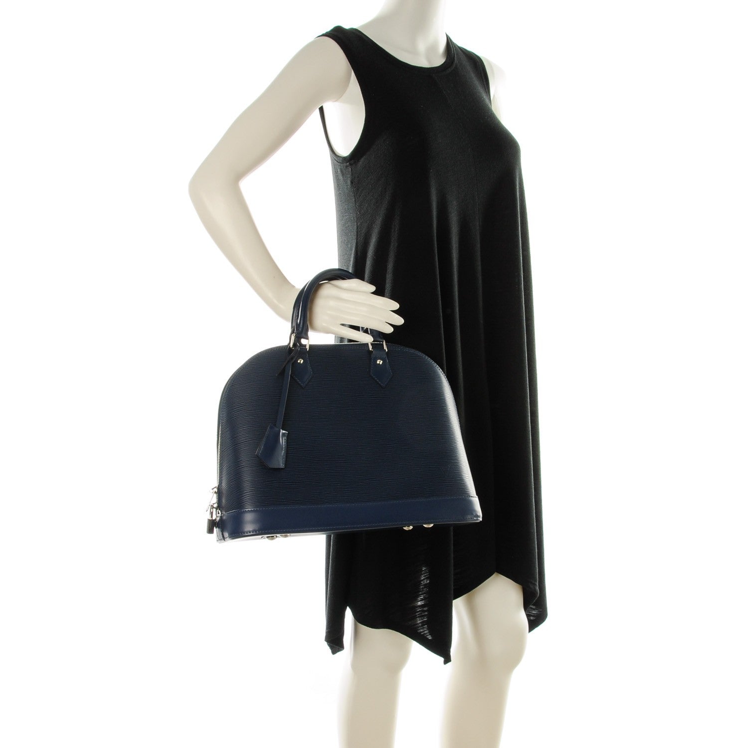 Louis Vuitton Epi Alma MM Indigo 2 of 8