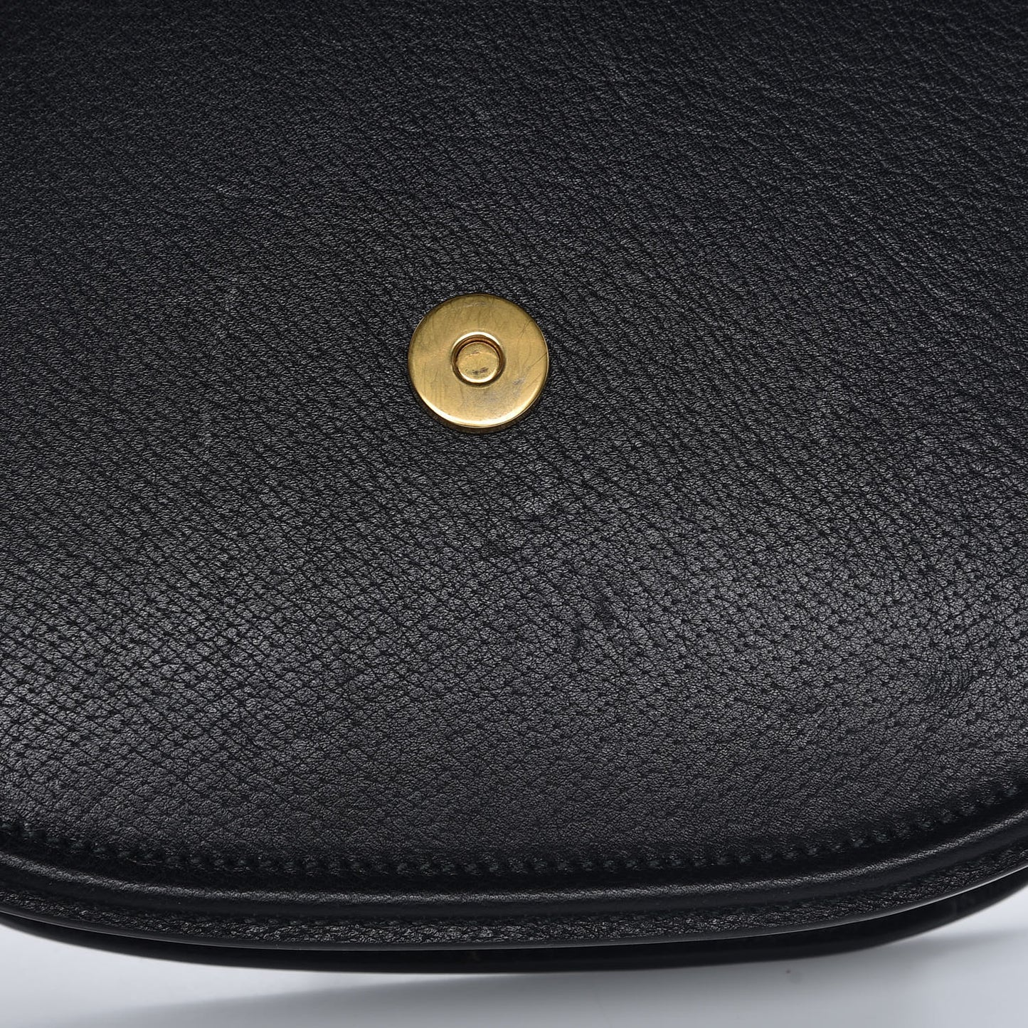 Calfskin Web Crystal Butterfly Stripe Small Totem Shoulder Bag Black