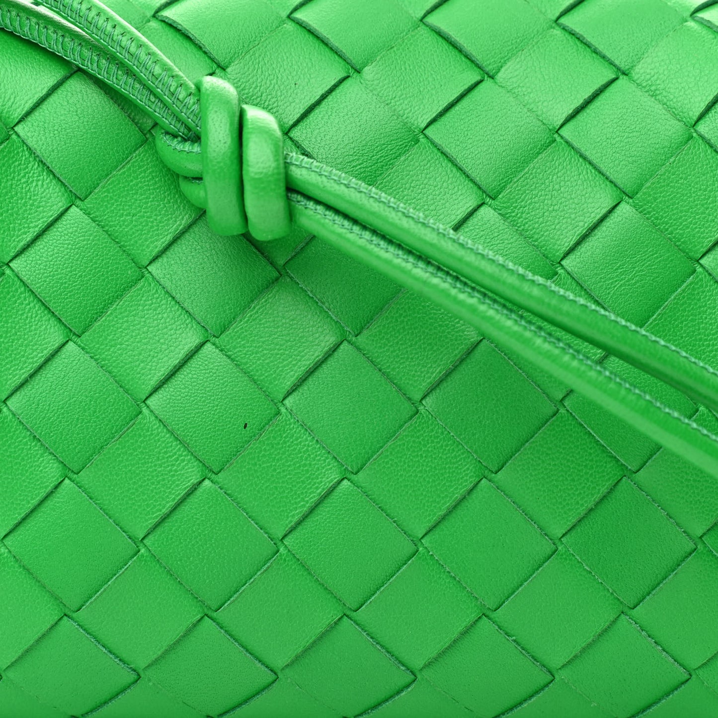 Nappa Intrecciato Mini Loop Camera Bag Parakeet