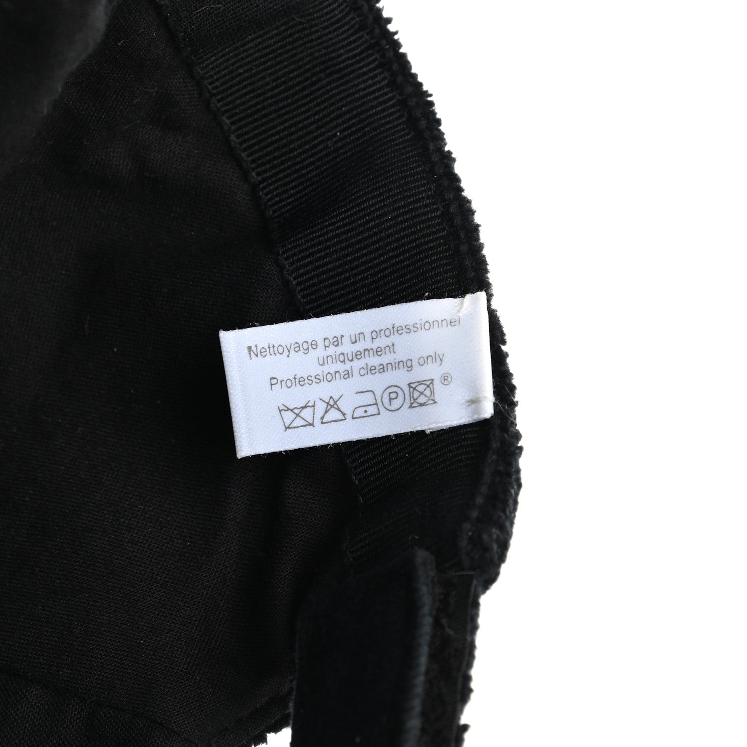 Chanel Terry Cotton CC Cap Hat M Black 9 of 9