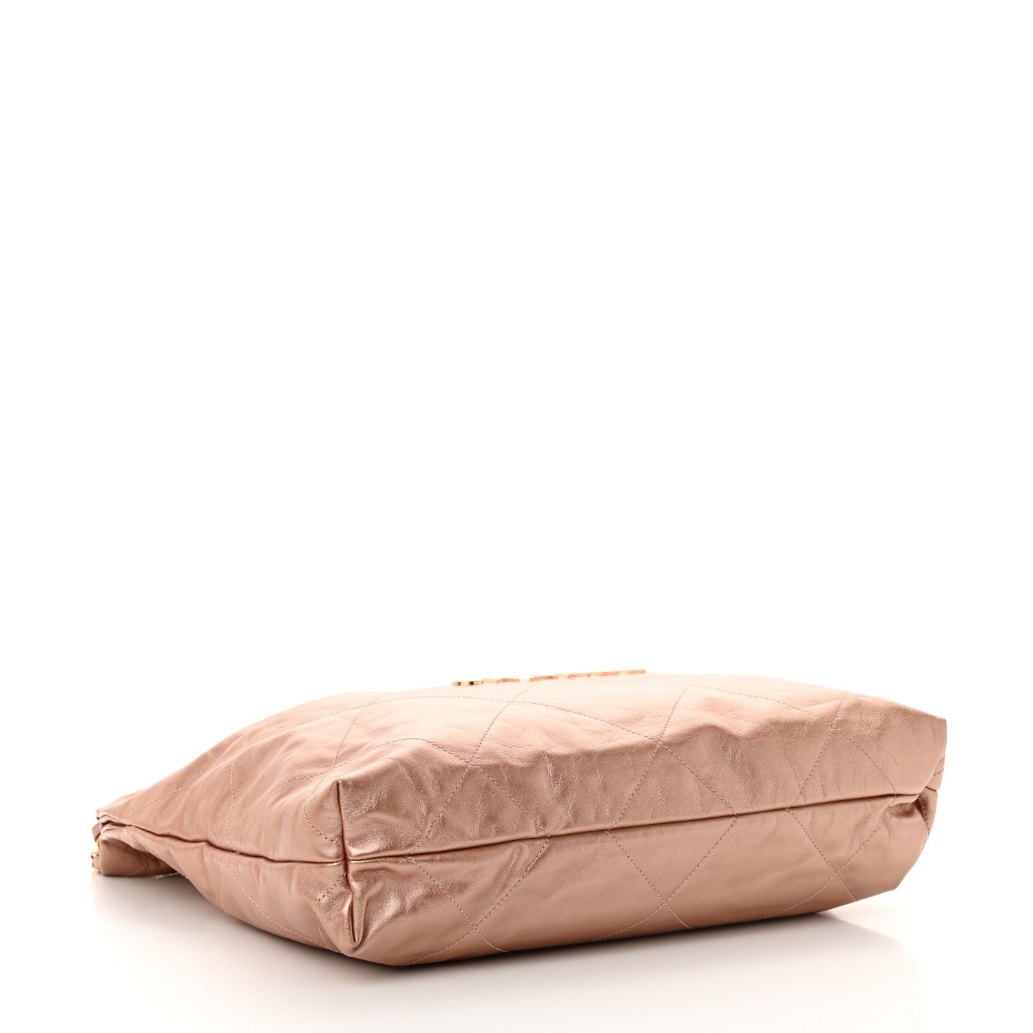 Chanel Metallic Calfskin Quilted Chanel 22 Copper 5 of 11