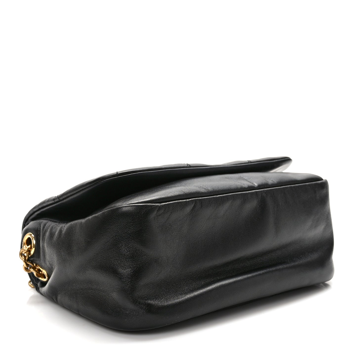 Lambskin Matelasse Monogram Small Jamie 4.3 Black