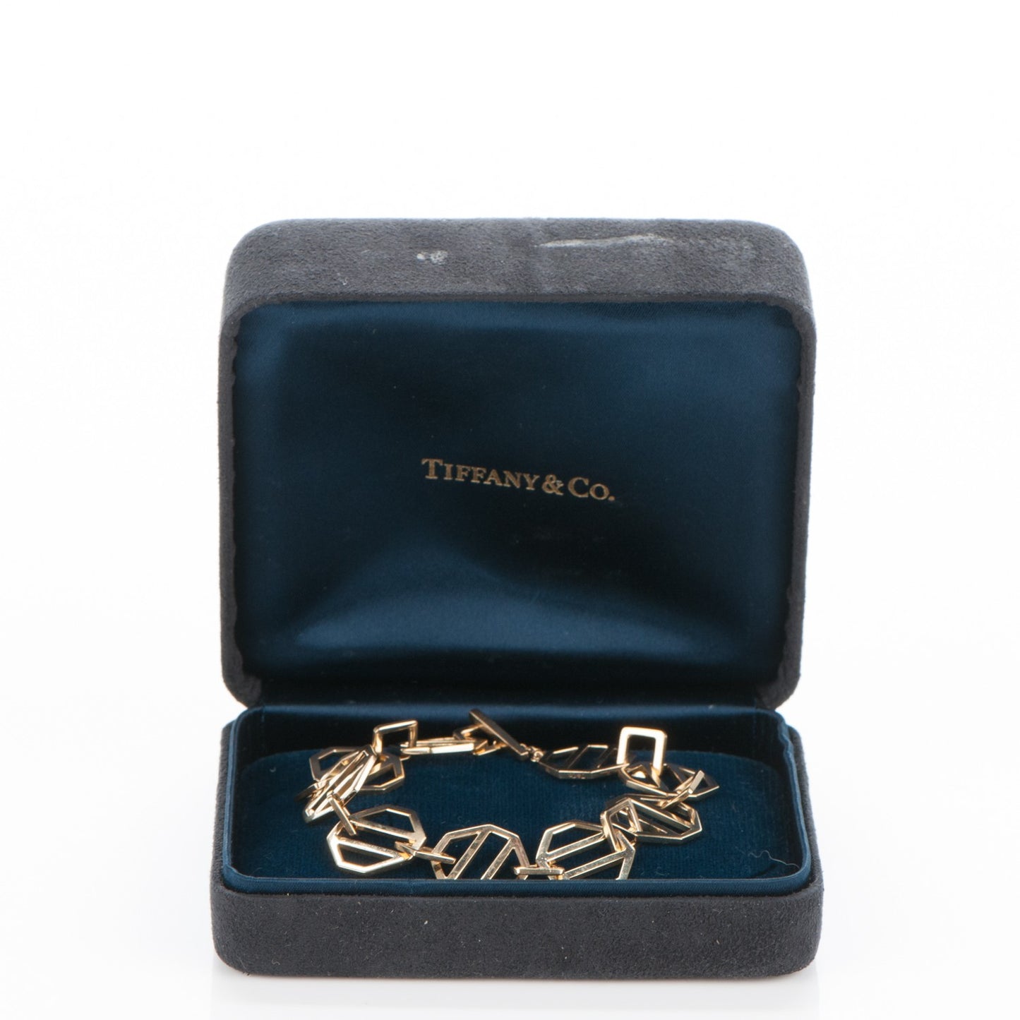 18K Yellow Gold Medium Zellige Link Bracelet