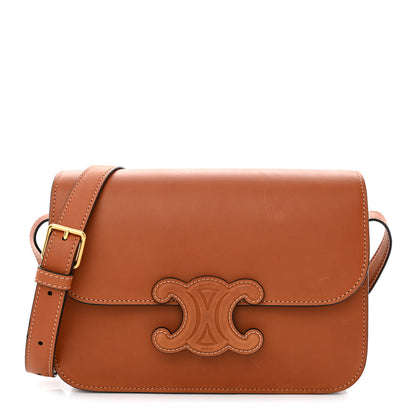 Celine Natural Calfskin Triomphe Tan 1 of 12