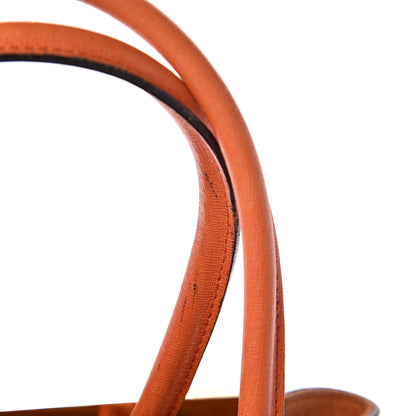 Fendi Vitello Elite Regular 2Jours Tote Arancio 13 of 15