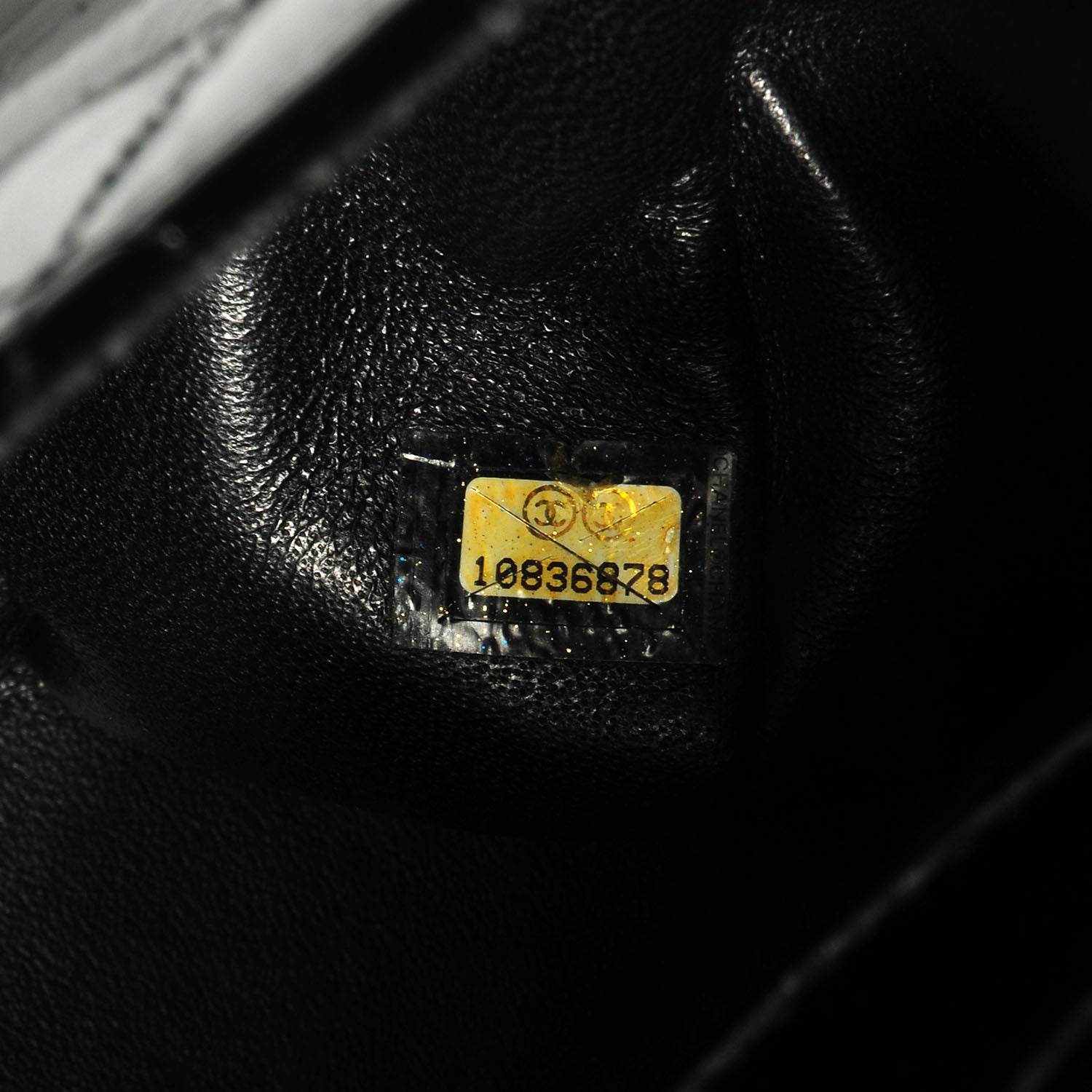 Chanel Distressed Patent Jumbo Single Flap Black 9 of 9