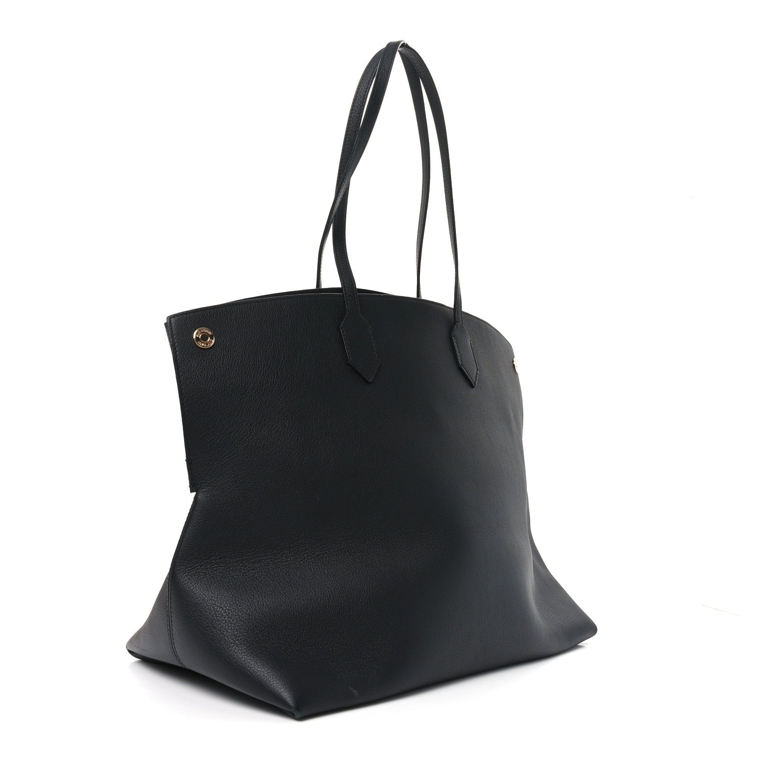 Burberry Calfskin Large Society Tote Black Black 3 of 9