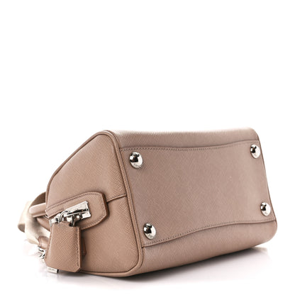 Prada Saffiano Lux Re-Edition 2005 Top Handle Crossbody Bag Cammeo 4 of 13