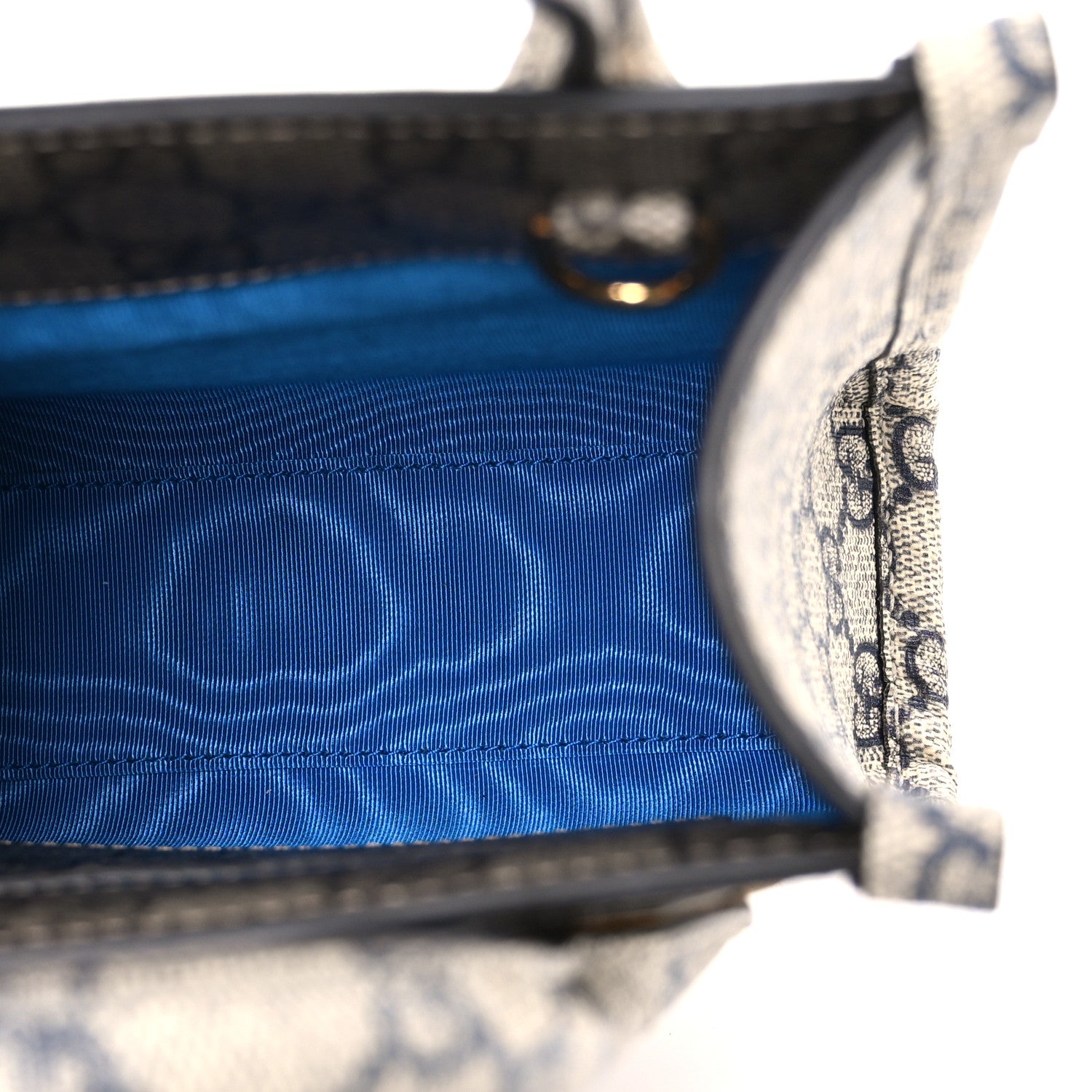 Gucci GG Supreme Monogram Exquisite Mini Vertical Tote Beige Ebony Blue Crop Live Red 5 of 10