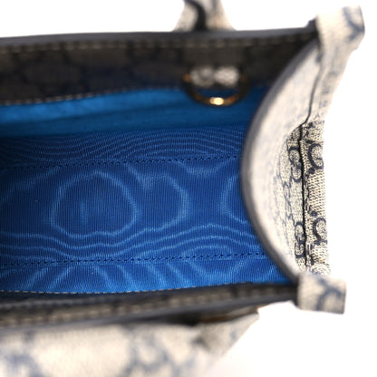 Gucci GG Supreme Monogram Exquisite Mini Vertical Tote Beige Ebony Blue Crop Live Red 5 of 10