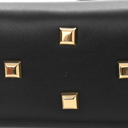 Salvatore Ferragamo Calfskin Small The Studio Box Bag Black 11 of 14