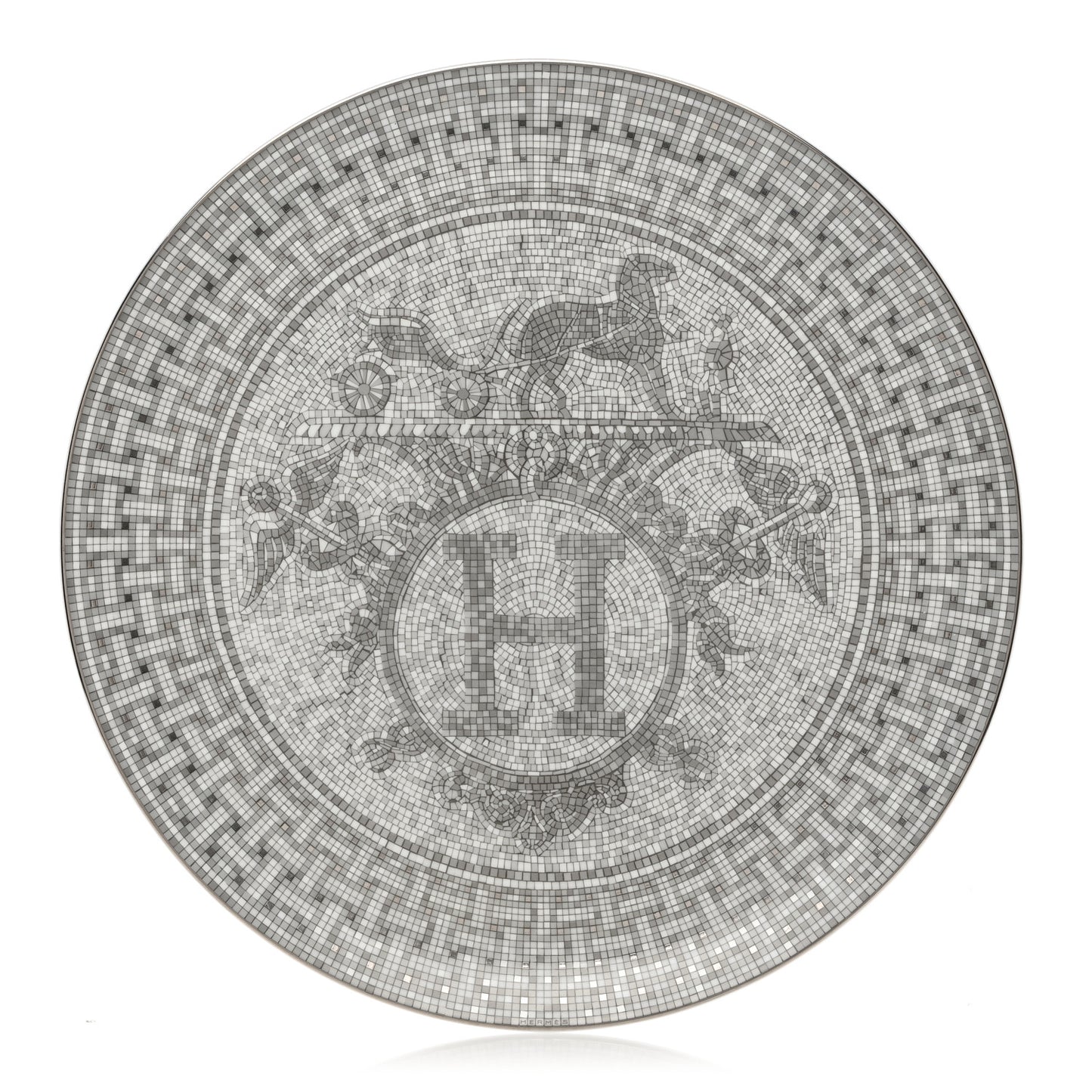 Porcelain Mosaique au 24 Platine Tart Platter