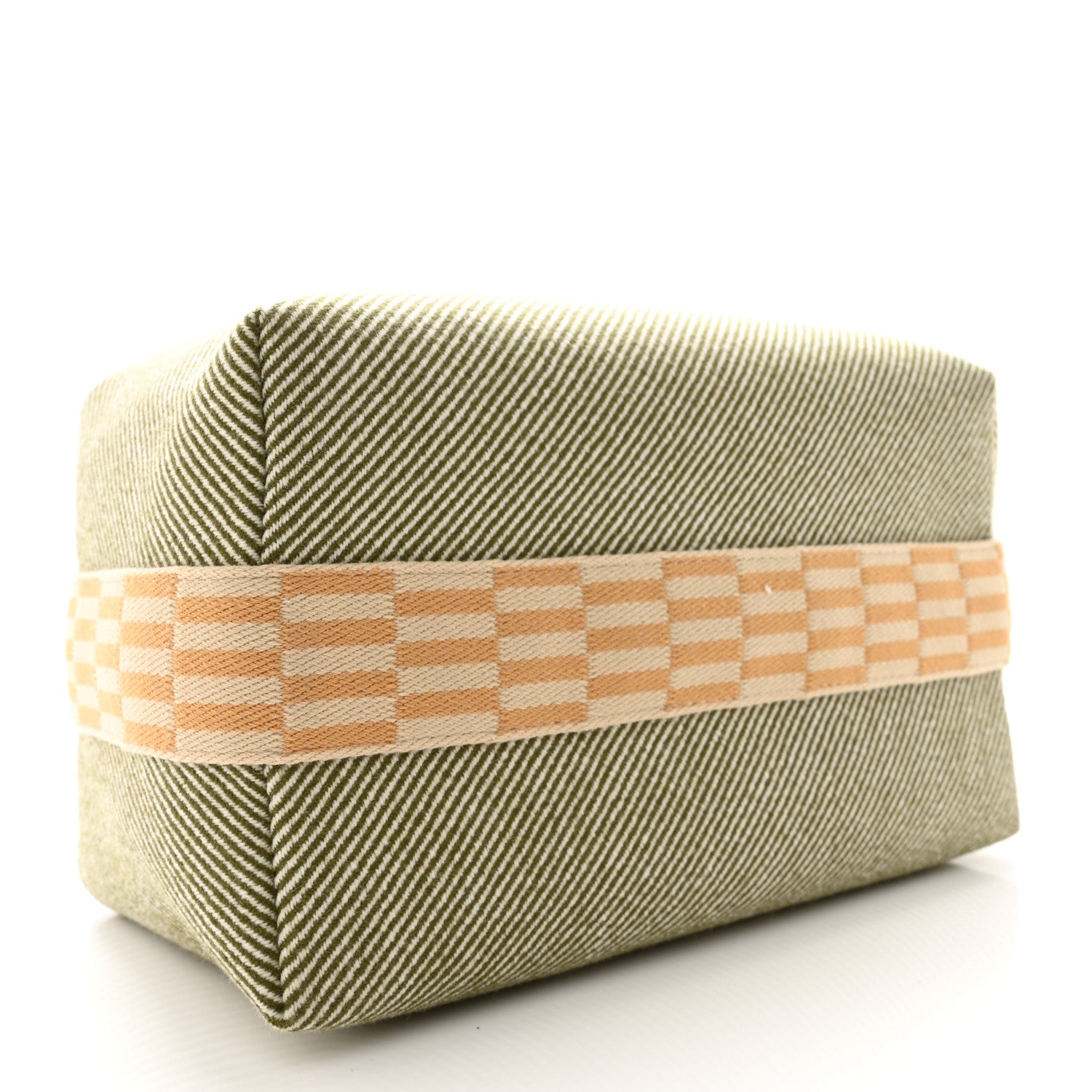 Hermes Wool Large Bride-A-Brac H Natte Pouch Vert Foret 4 of 6