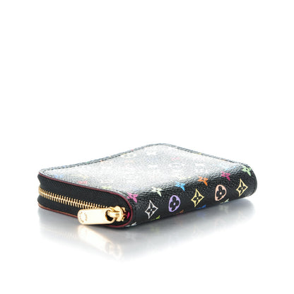 Louis Vuitton Monogram Multicolor Zippy Coin Purse Black Grenade 4 of 7