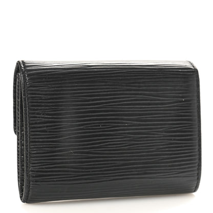 Louis Vuitton Epi Porte-Monnaie Simple Coin Purse Black 3 of 9